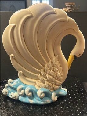 Ceramic Swan Vase